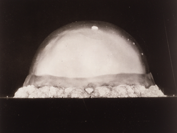 First Atomic Explosion at a Distance of About Five Miles - Brixner