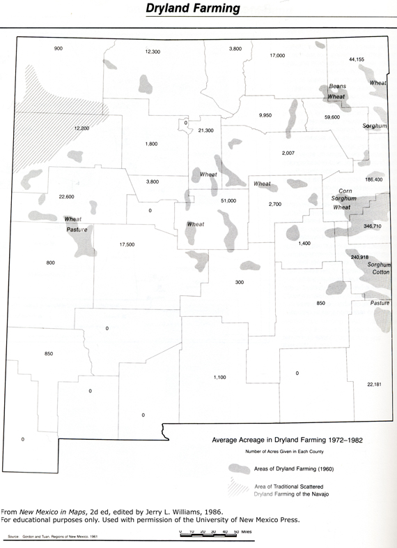 Dryland Farming map