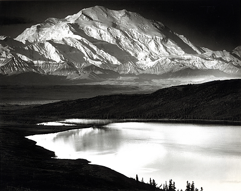 Mount McKinley and Wonder Lake, Denali National Park, Alaska